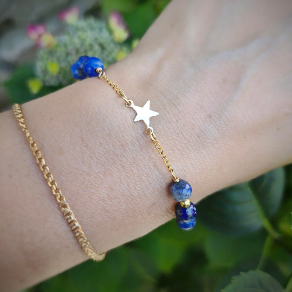 Bracelet lapis-lazuli